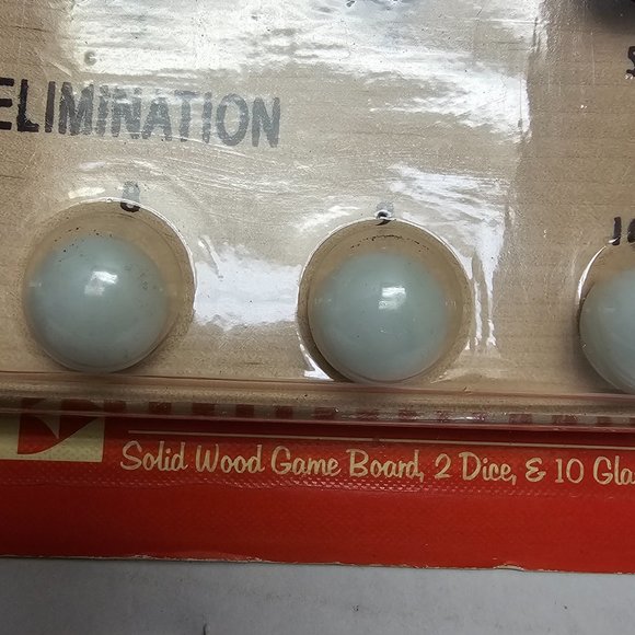 New 2005 Fundex Games Small Elimination Wood Marbles Dice Ages 5+ - Picture 5 of 11